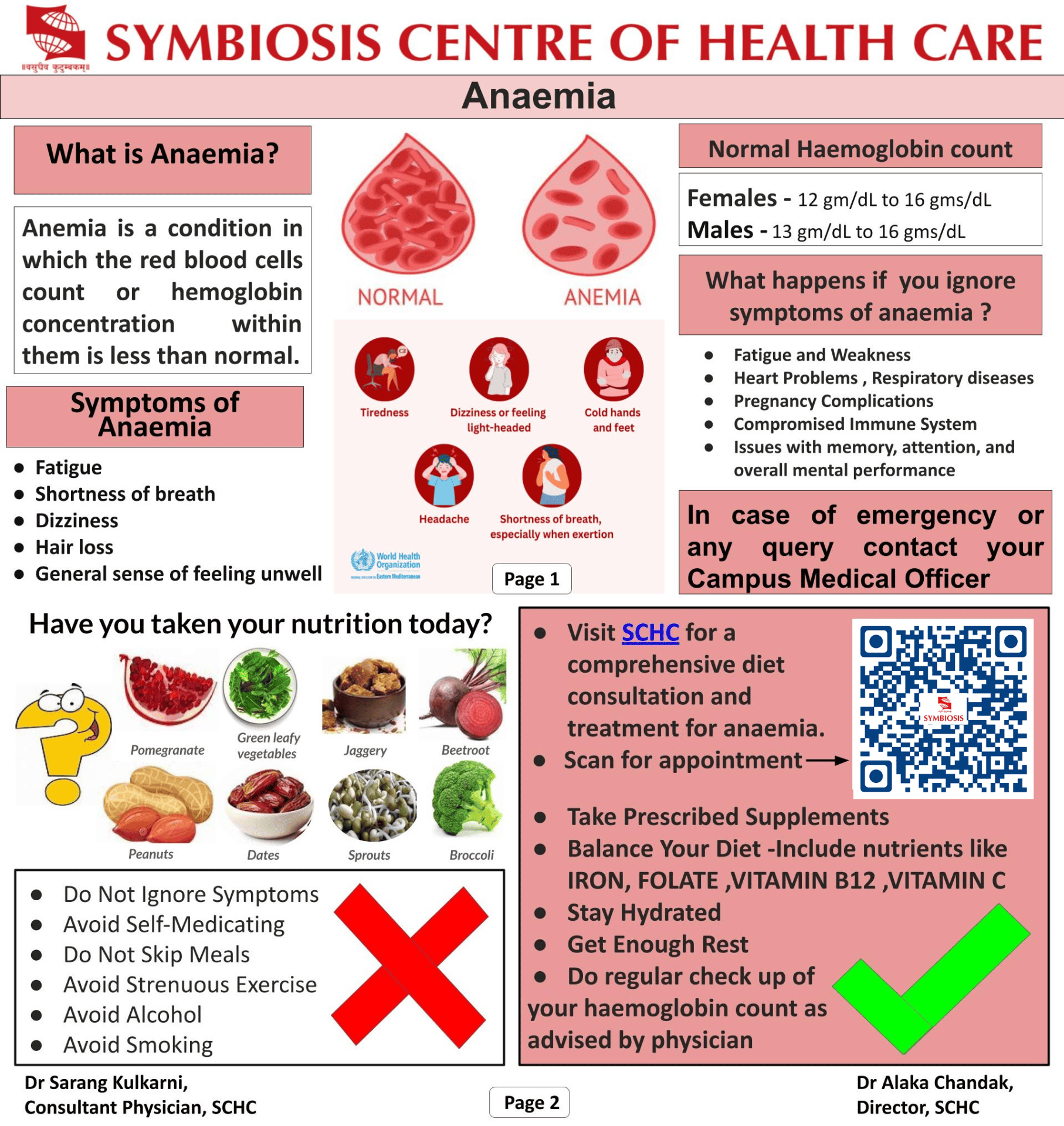 Anaemia Advisory